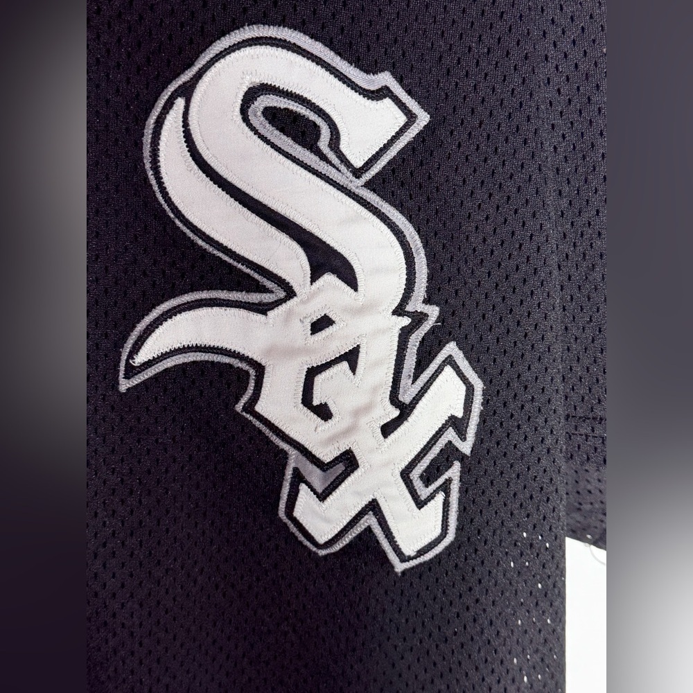 💥Majestic Black White Sox Mesh Jersey X-Large - Picture 5 of 5